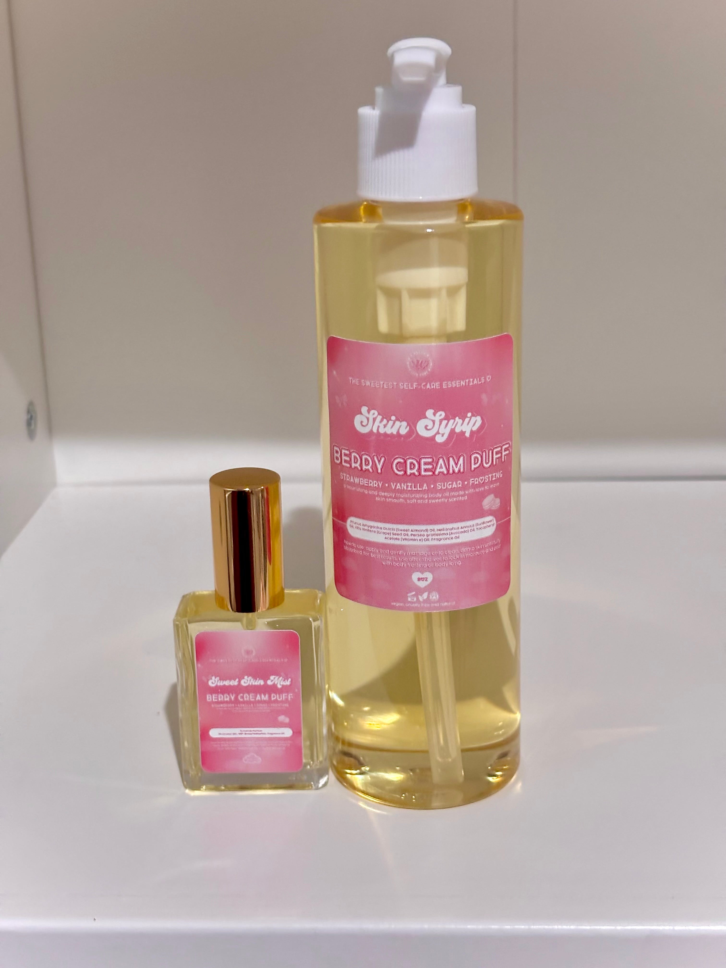 berry cream puff sweet skin mist