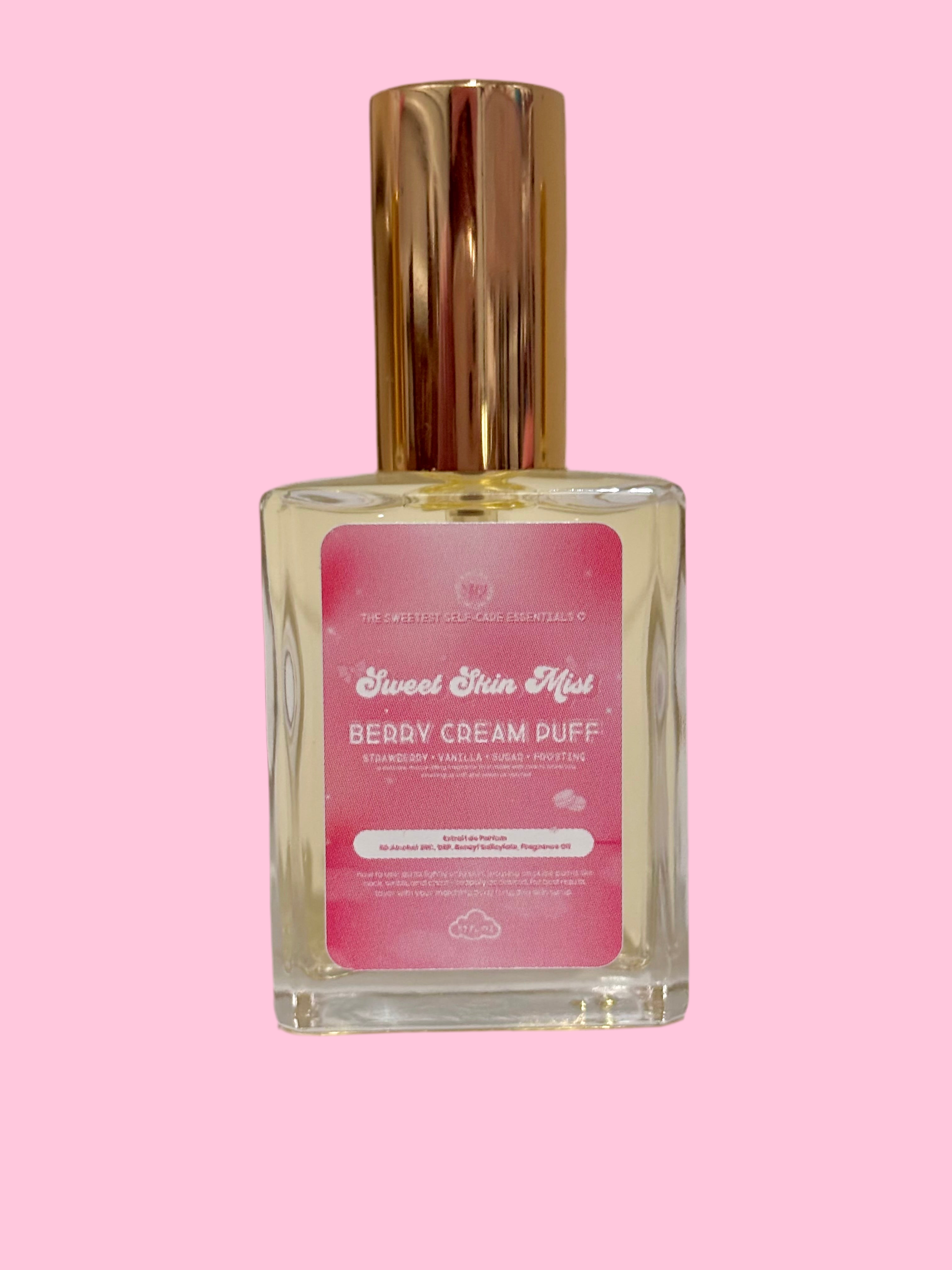 berry cream puff sweet skin mist