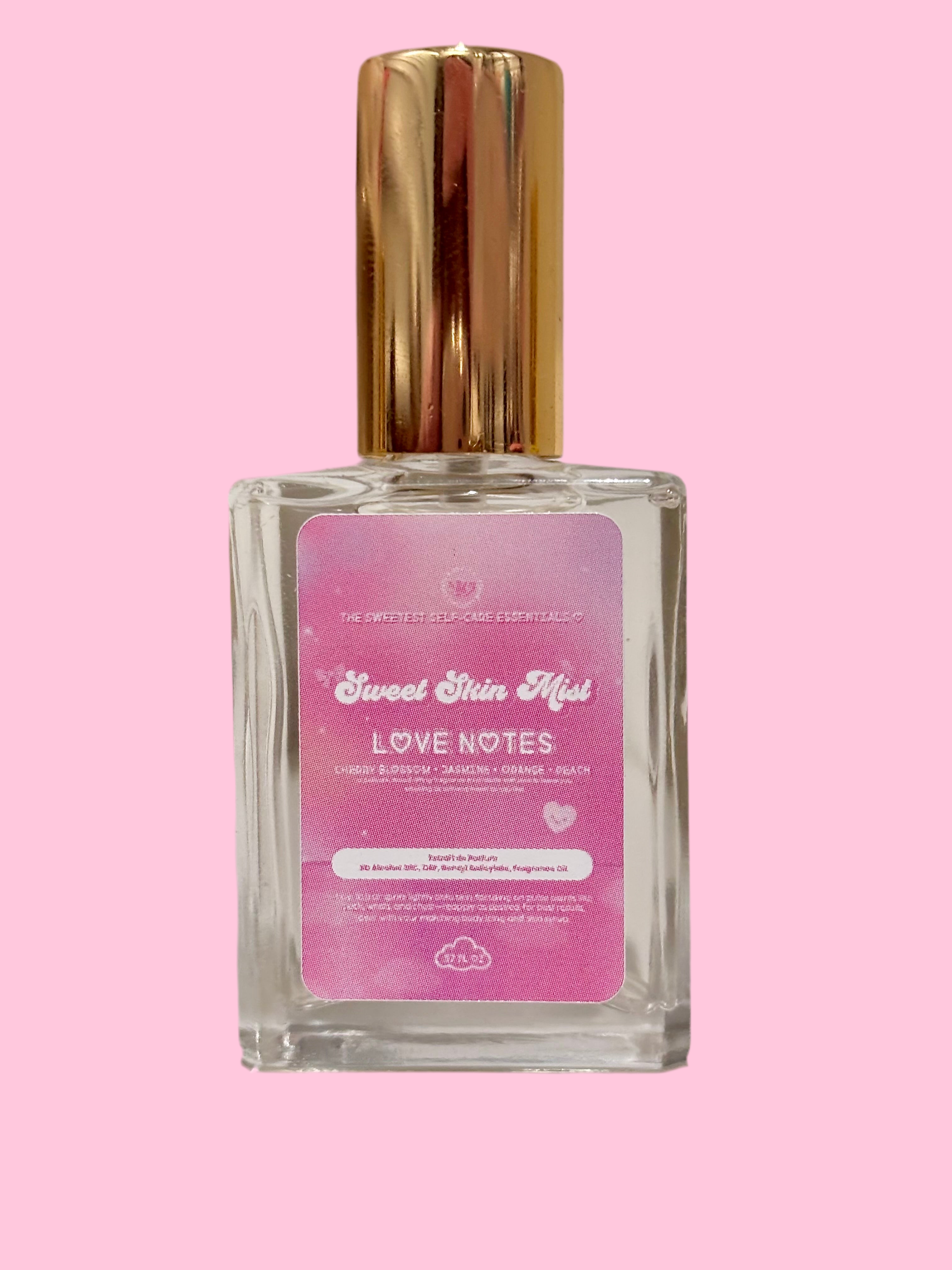 love notes sweet skin mist