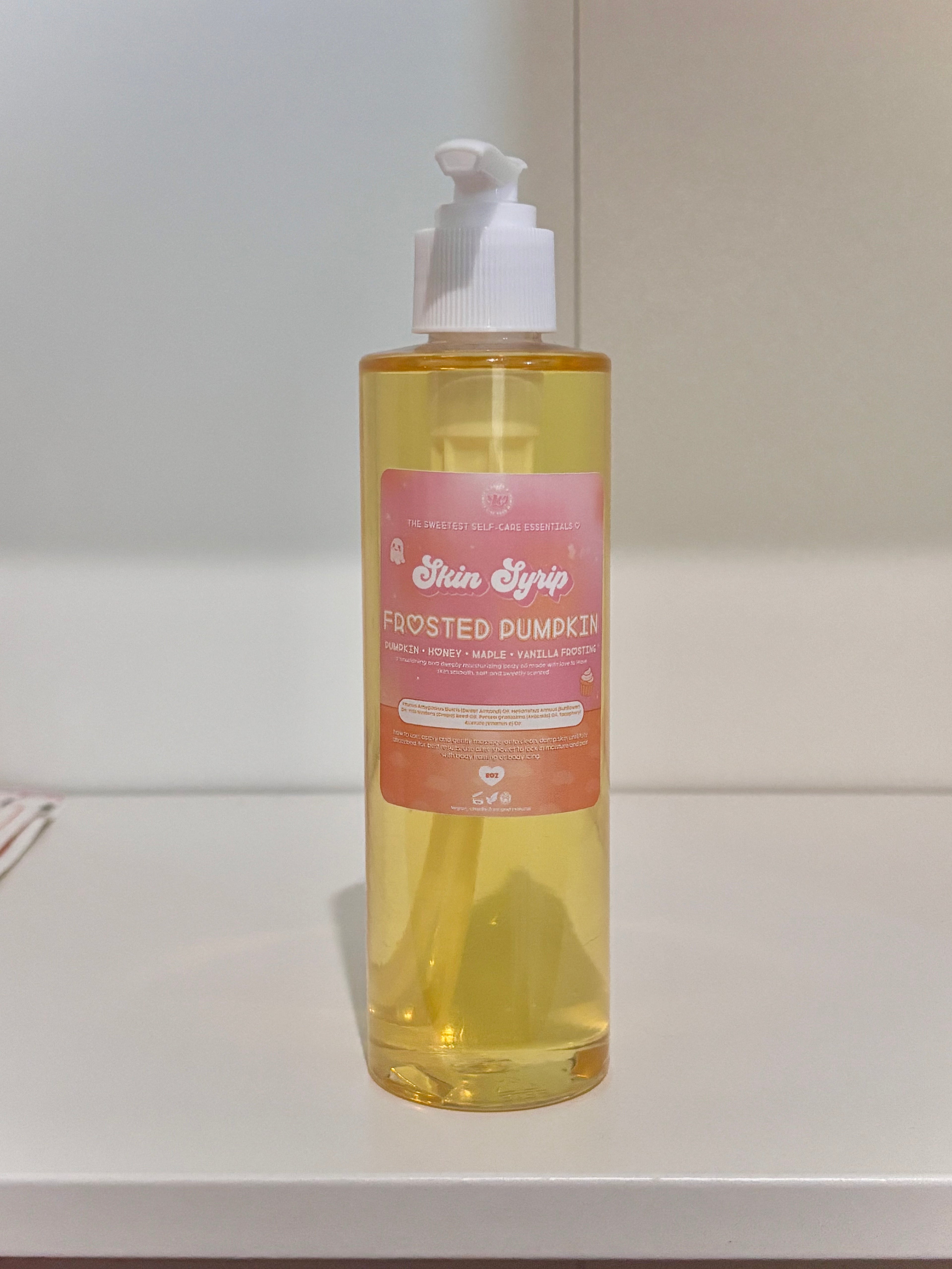 frosted pumpkin skin syrup