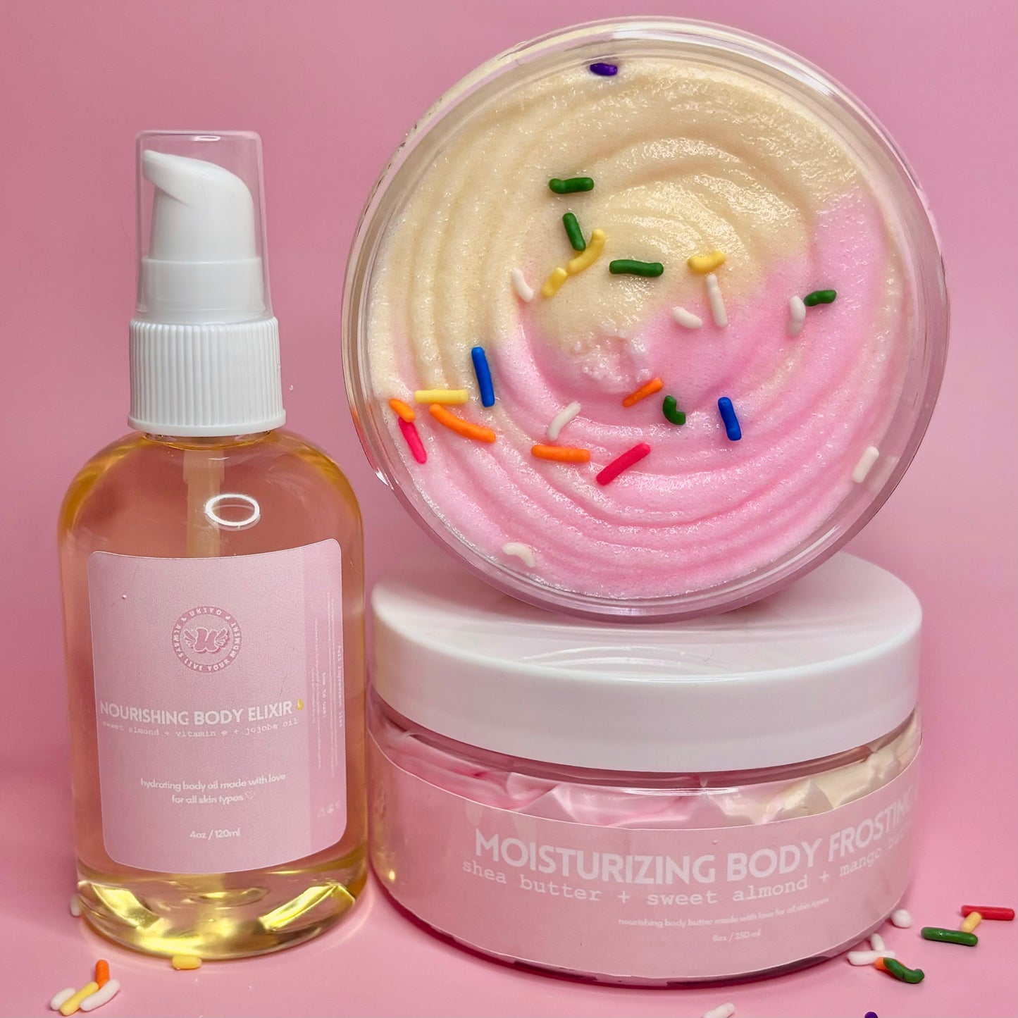 Frosted Funfetti Cupcake Body Bundle