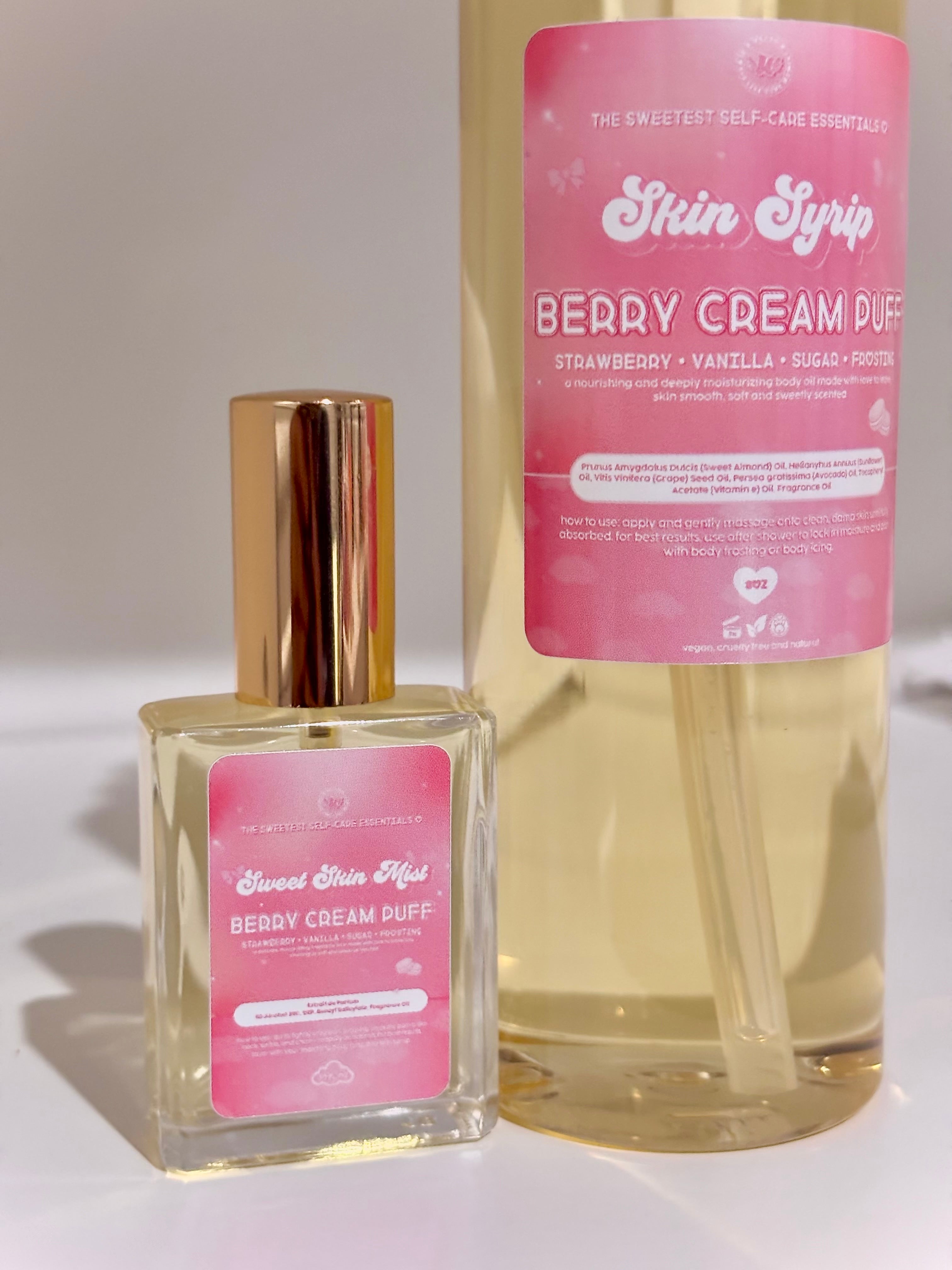 berry cream puff sweet skin mist