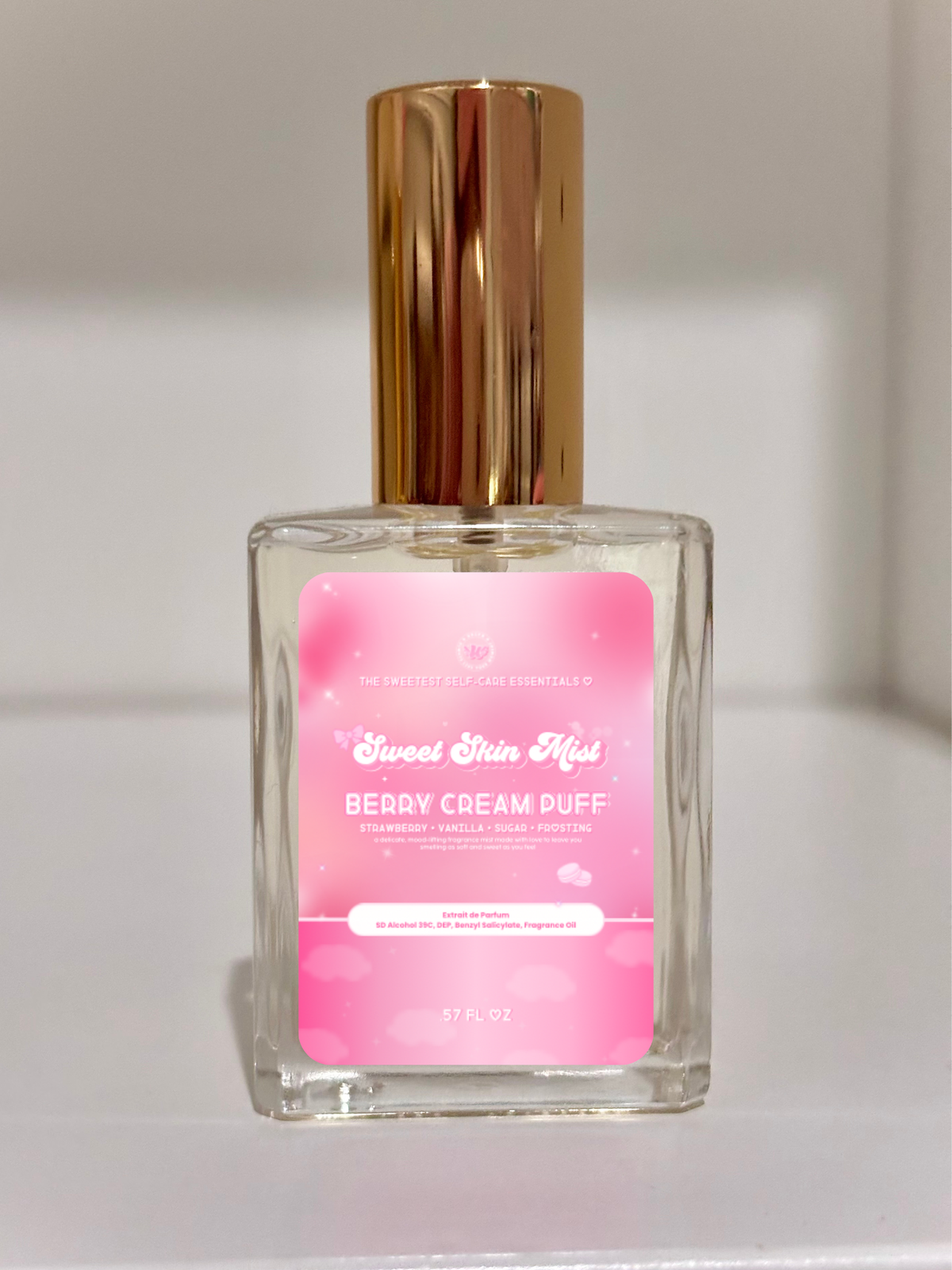 berry cream puff sweet skin mist