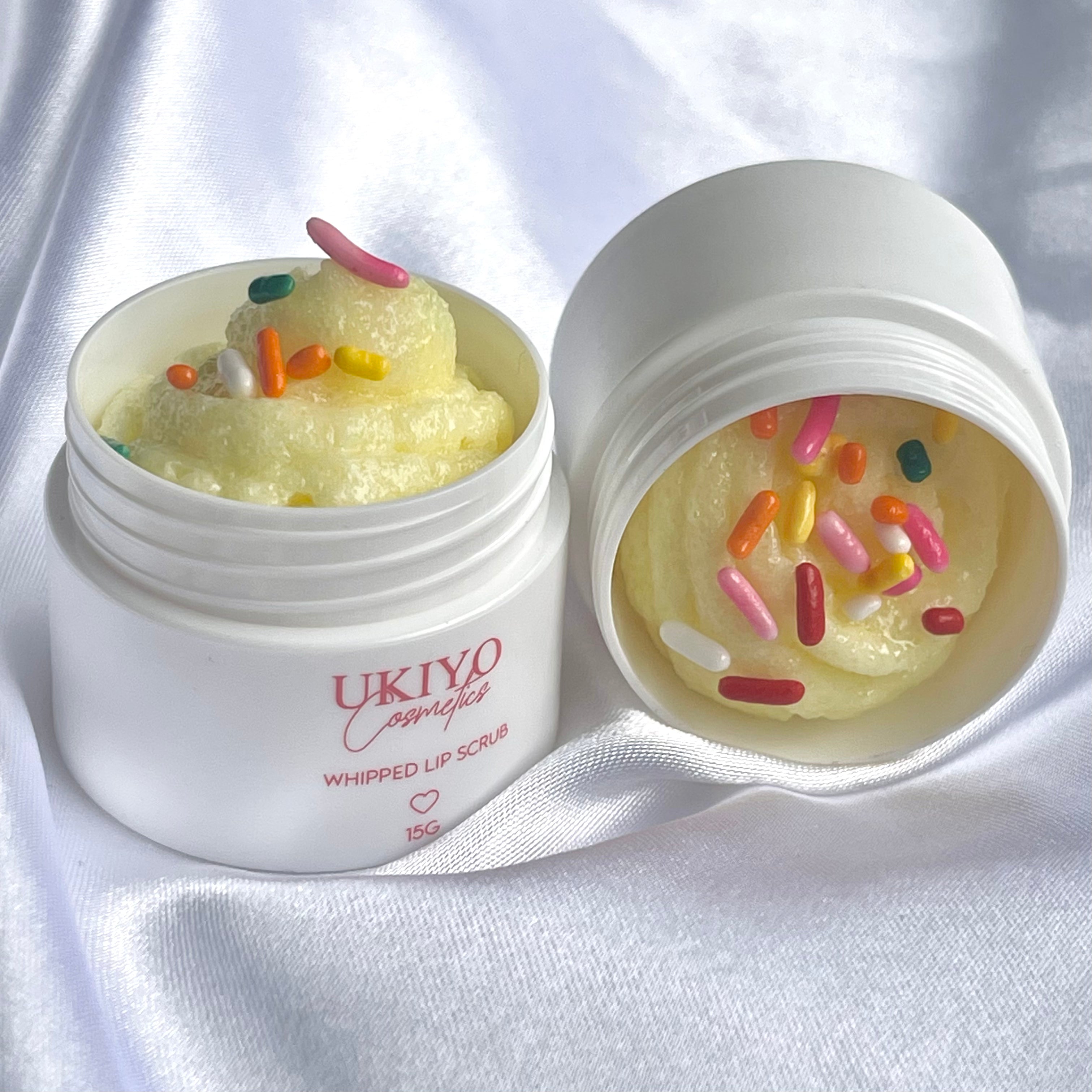 cake batter lip sugar