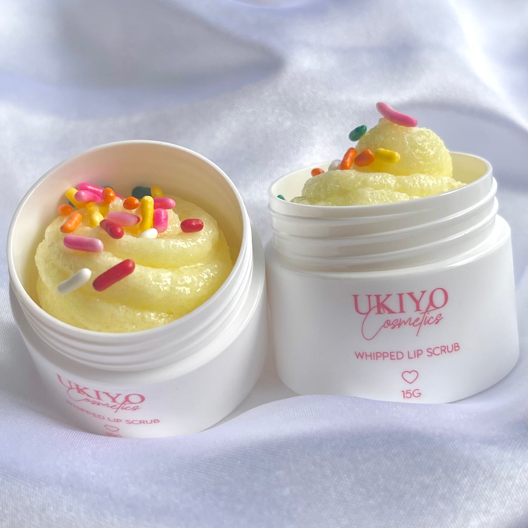 cake batter lip sugar